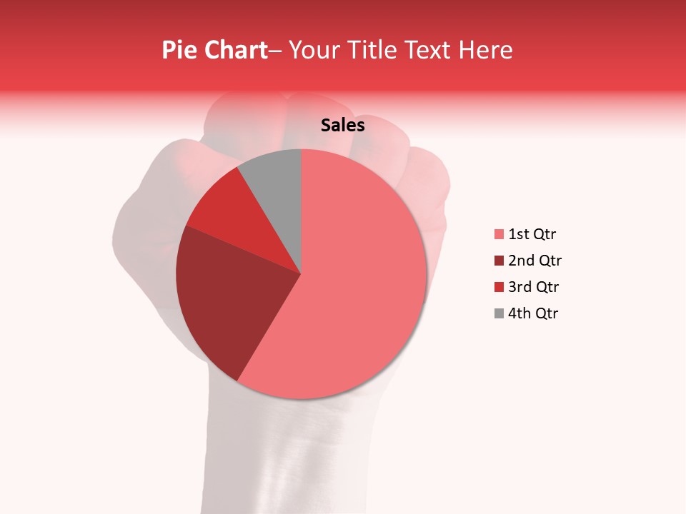 Flag Colorful Gesture PowerPoint Template