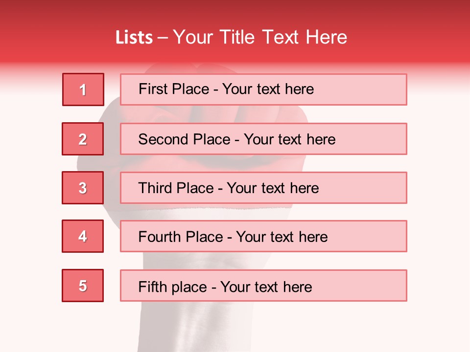Flag Colorful Gesture PowerPoint Template