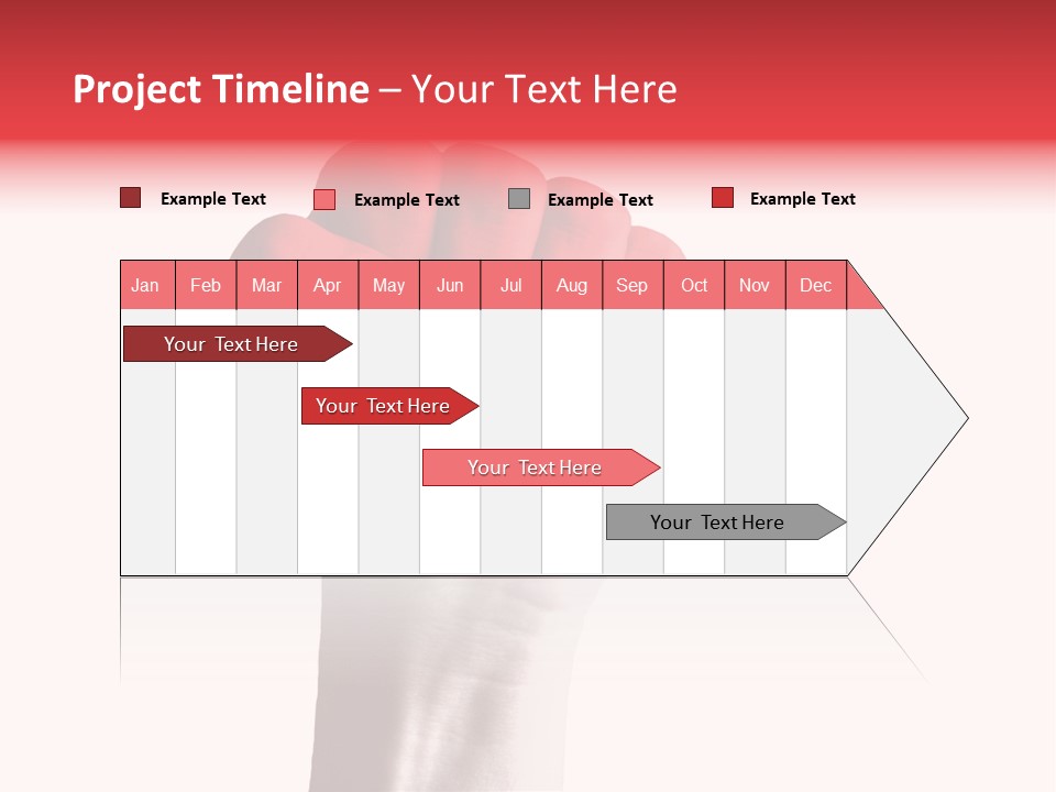 Flag Colorful Gesture PowerPoint Template