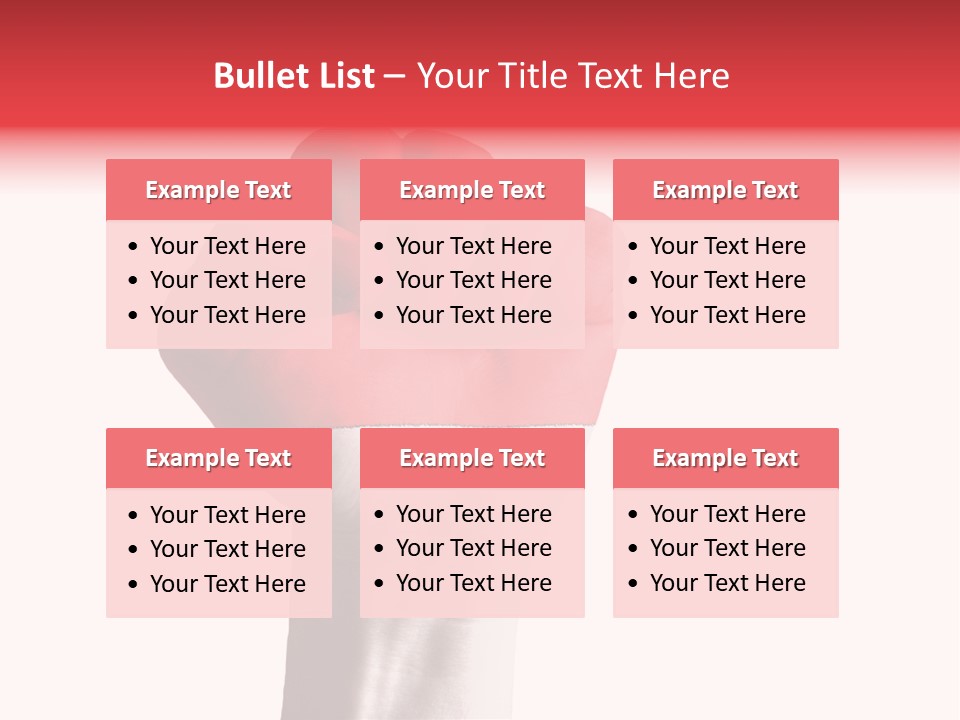 Flag Colorful Gesture PowerPoint Template