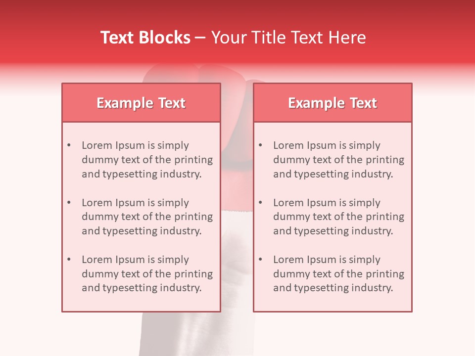 Flag Colorful Gesture PowerPoint Template