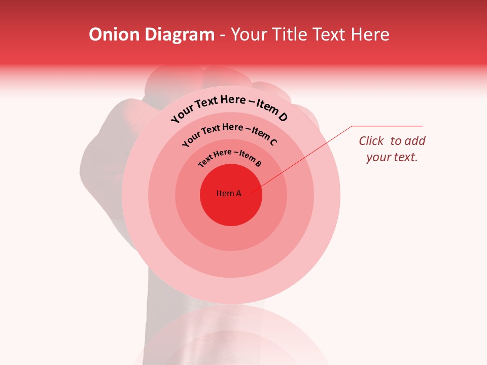 Flag Colorful Gesture PowerPoint Template