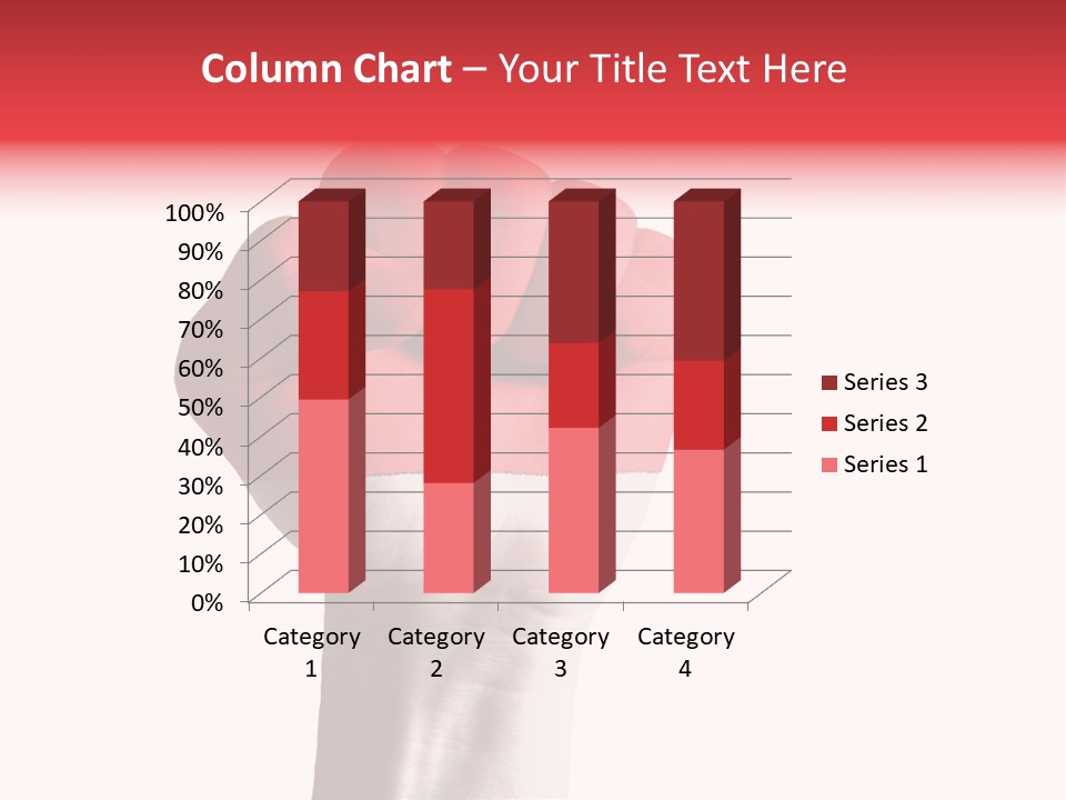 Flag Colorful Gesture PowerPoint Template