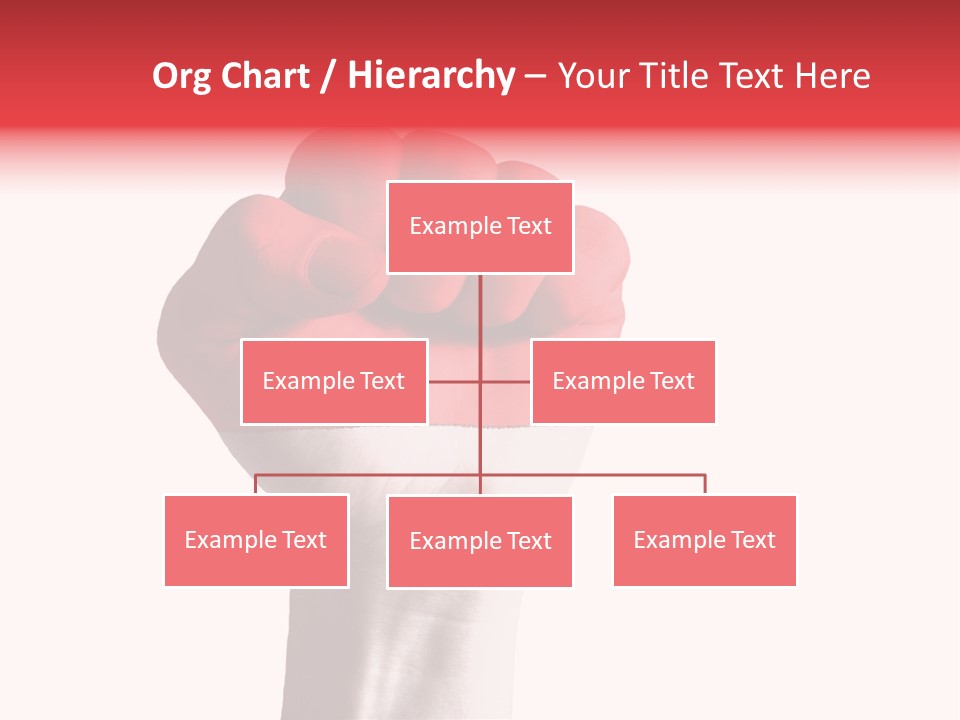 Flag Colorful Gesture PowerPoint Template