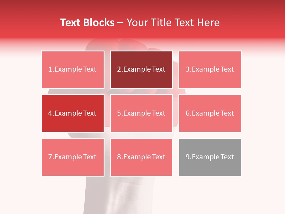 Flag Colorful Gesture PowerPoint Template