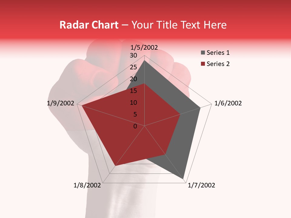 Flag Colorful Gesture PowerPoint Template