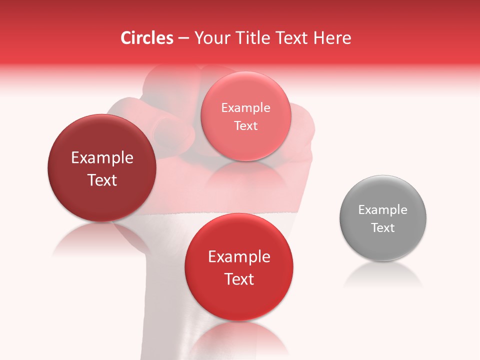 Flag Colorful Gesture PowerPoint Template