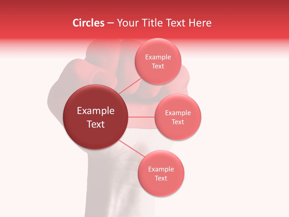 Flag Colorful Gesture PowerPoint Template