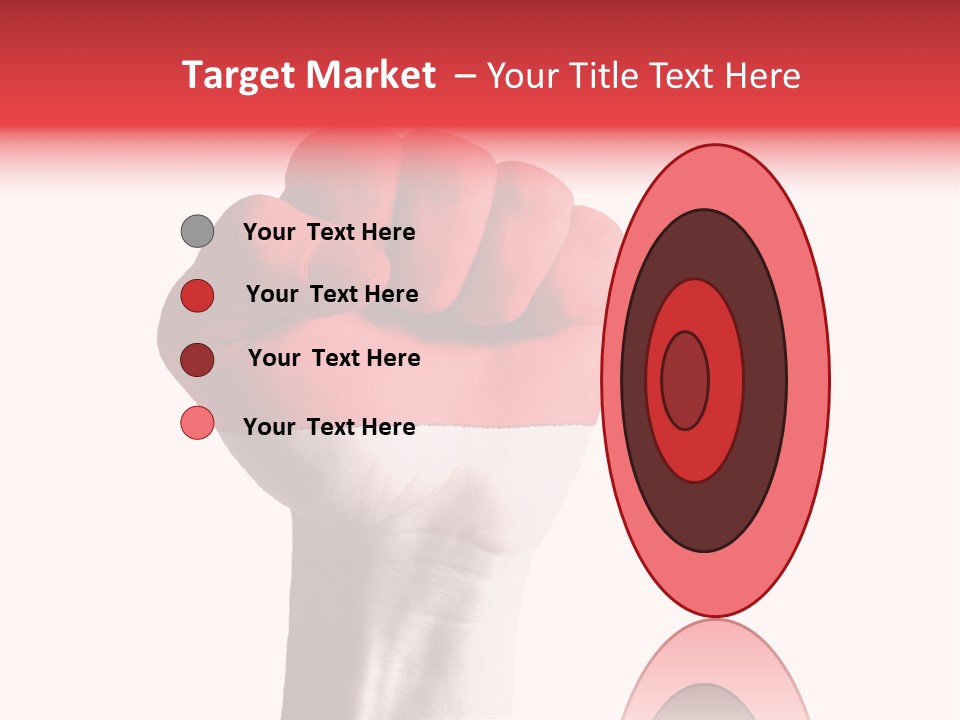 Flag Colorful Gesture PowerPoint Template