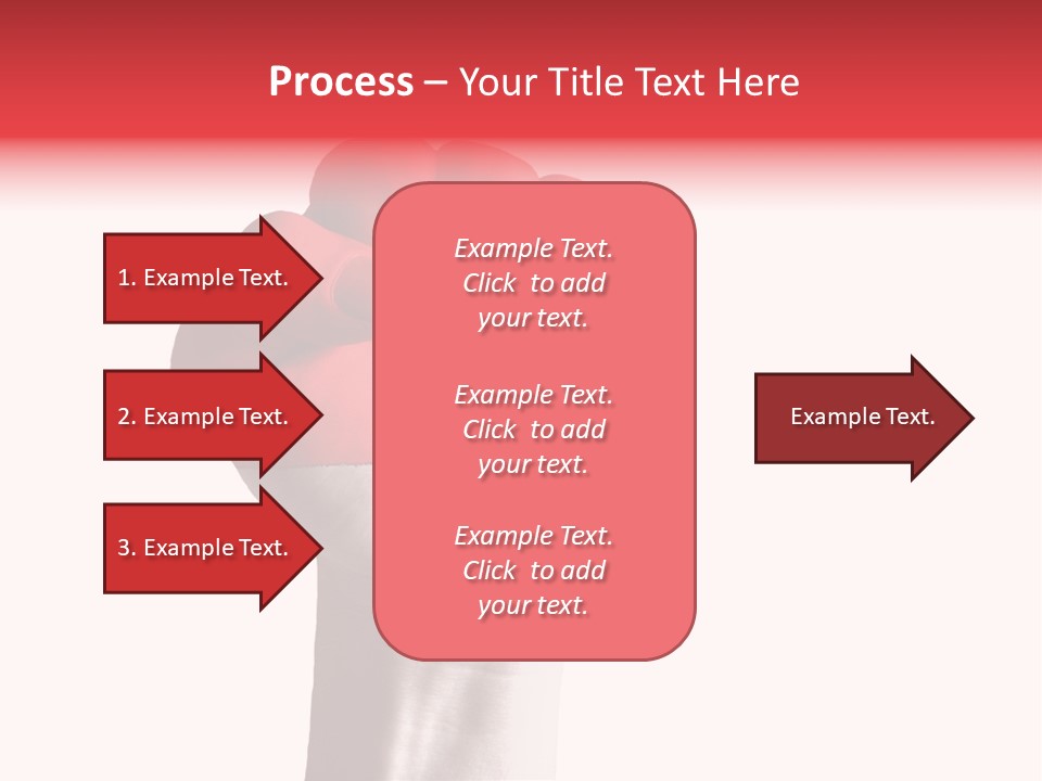 Flag Colorful Gesture PowerPoint Template