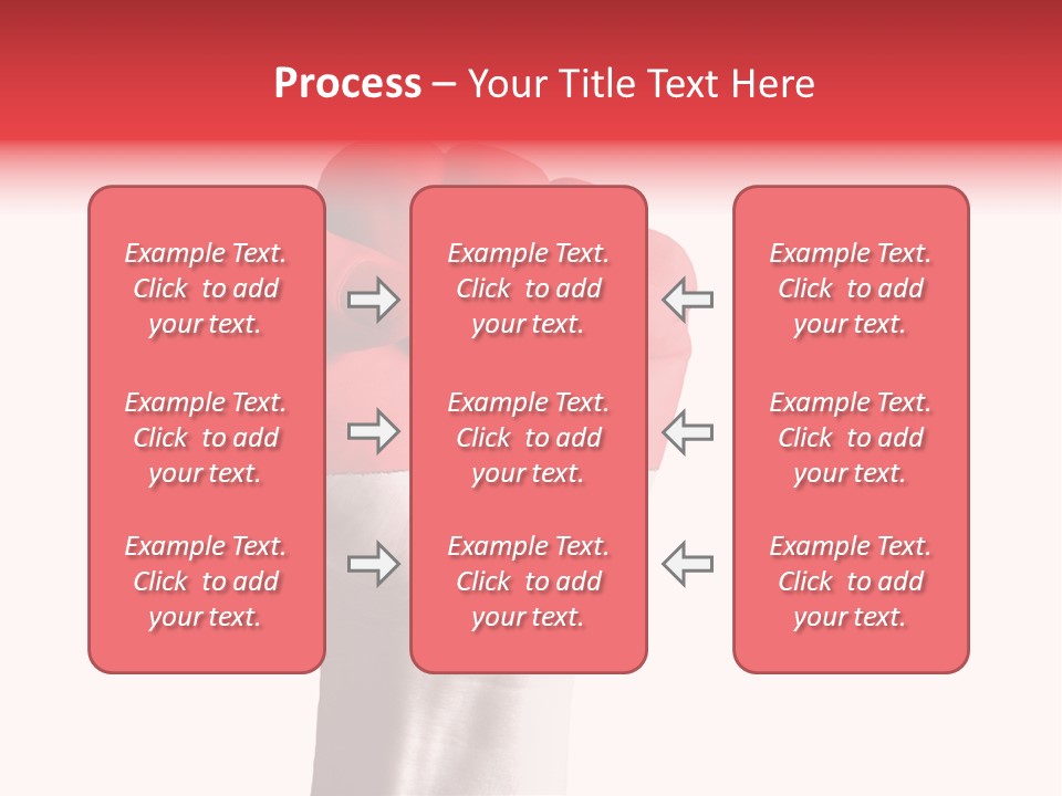 Flag Colorful Gesture PowerPoint Template