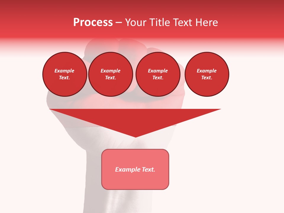 Flag Colorful Gesture PowerPoint Template