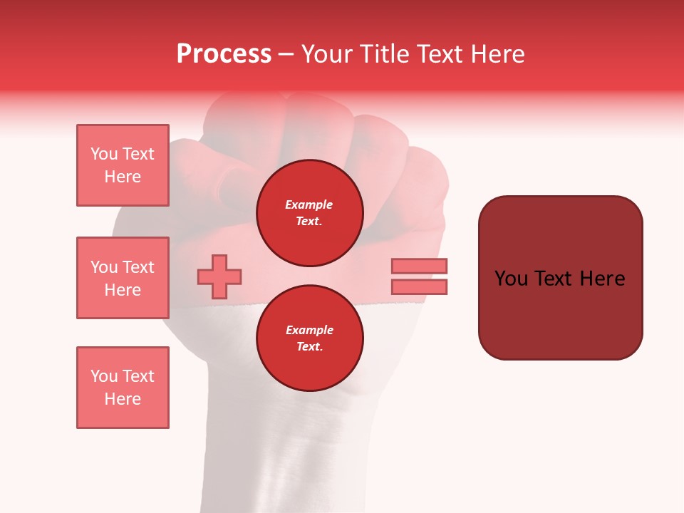 Flag Colorful Gesture PowerPoint Template