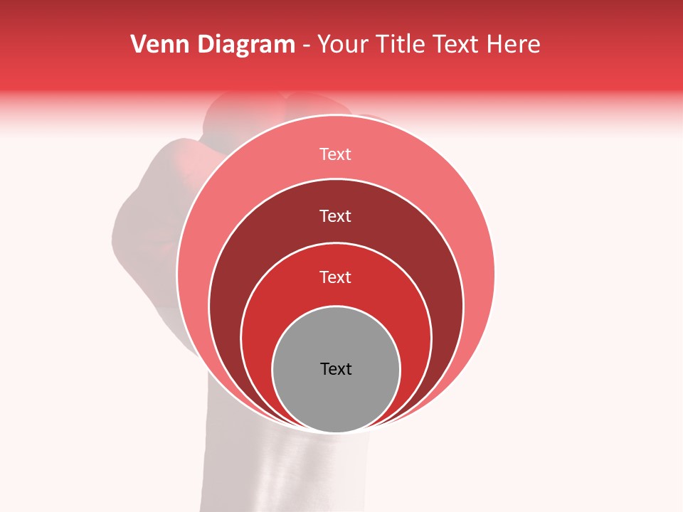 Flag Colorful Gesture PowerPoint Template
