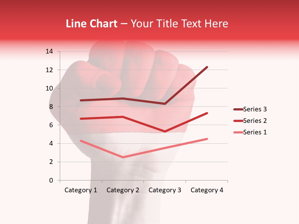 Flag Colorful Gesture PowerPoint Template