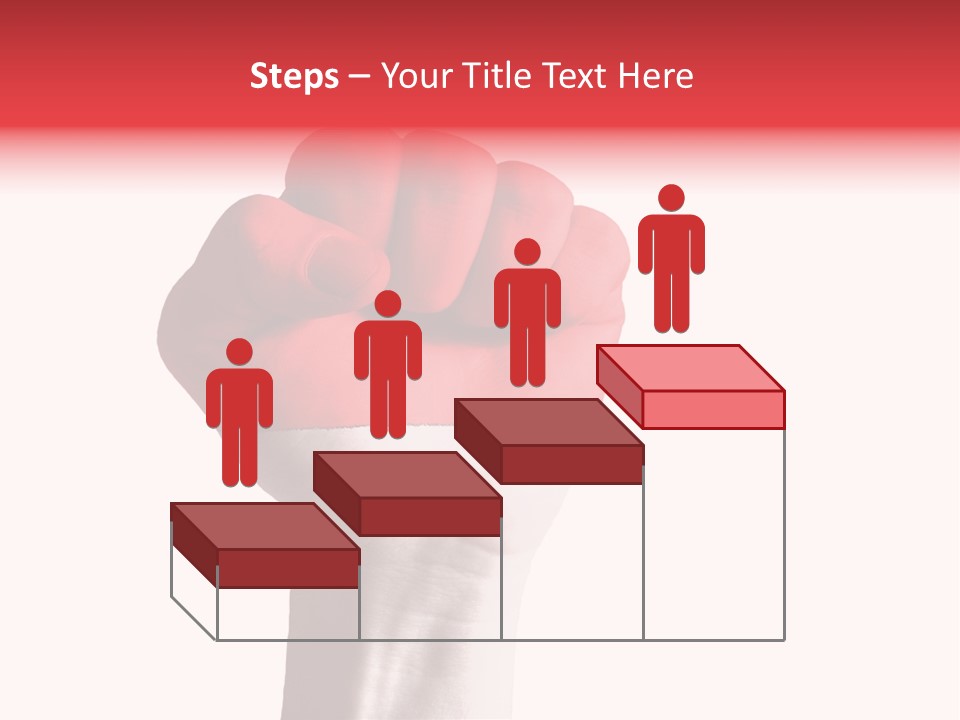 Flag Colorful Gesture PowerPoint Template