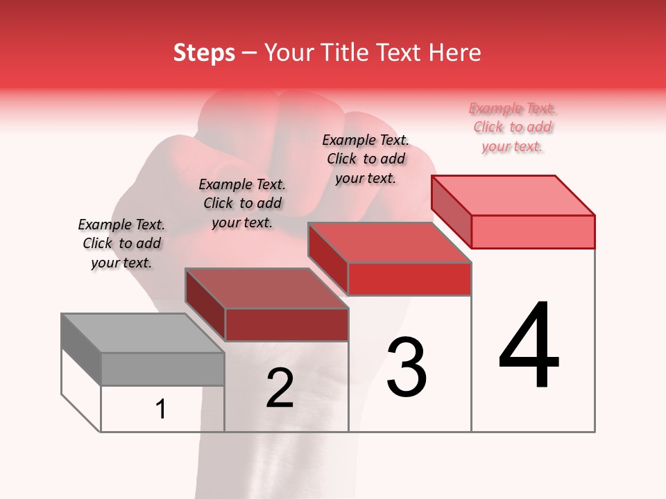 Flag Colorful Gesture PowerPoint Template