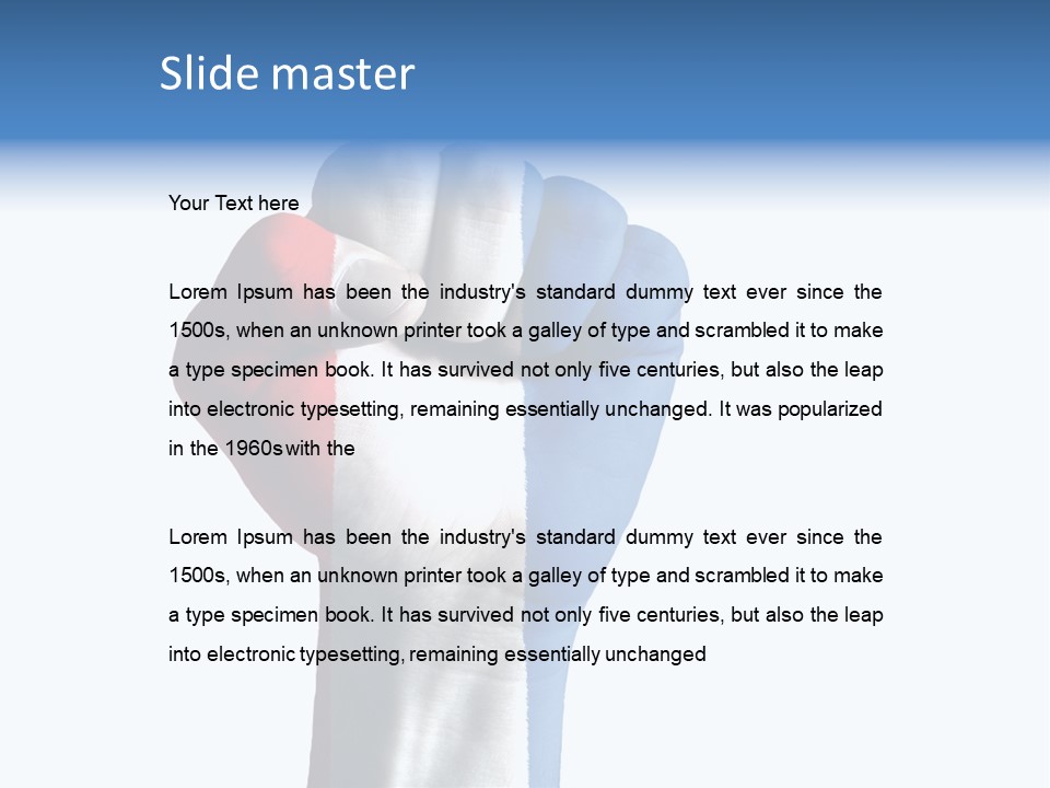 Football Aggressive Force PowerPoint Template