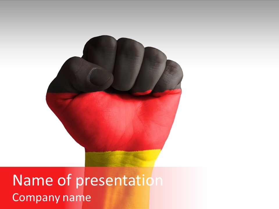 Low German Paint PowerPoint Template