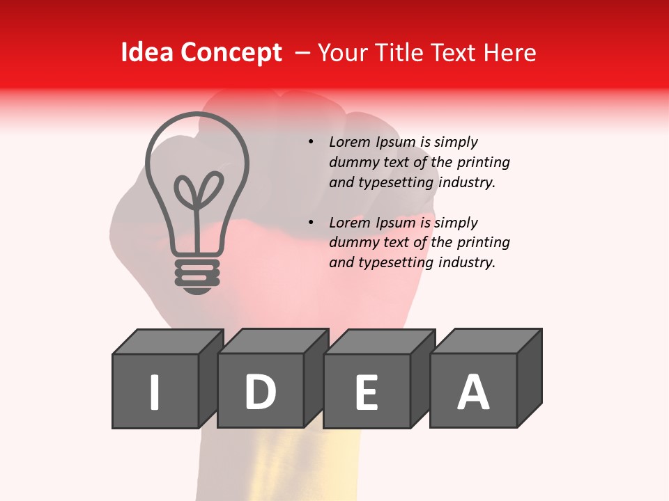 Low German Paint PowerPoint Template