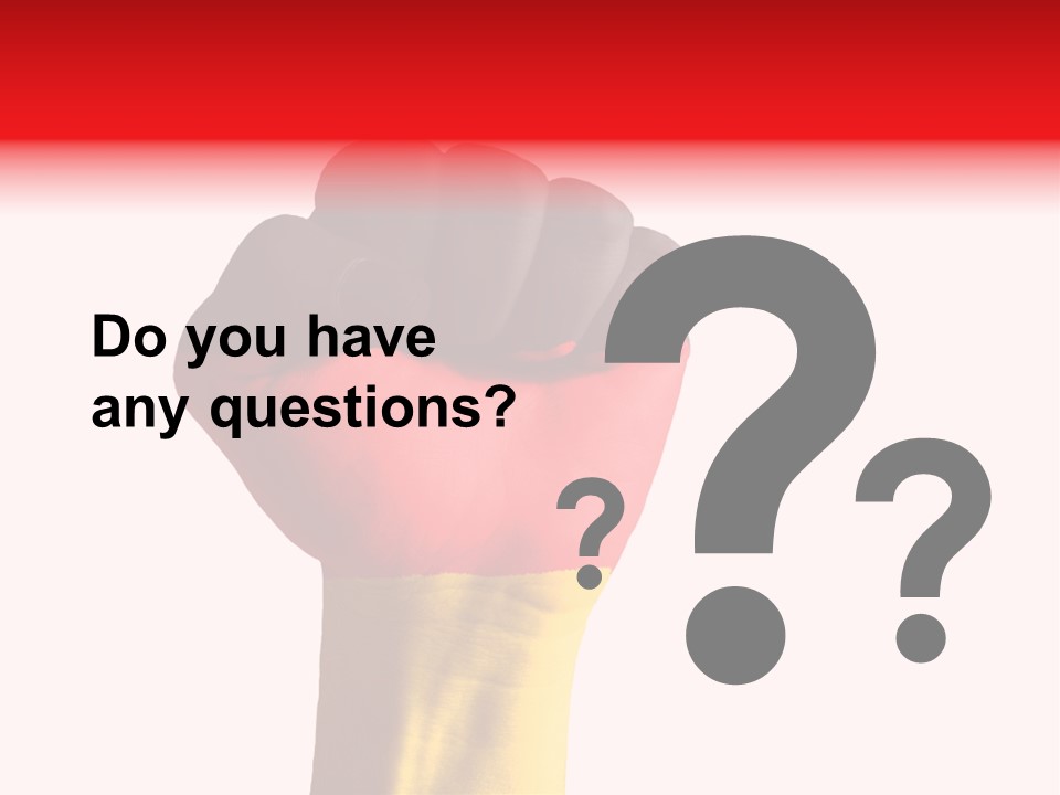 Low German Paint PowerPoint Template