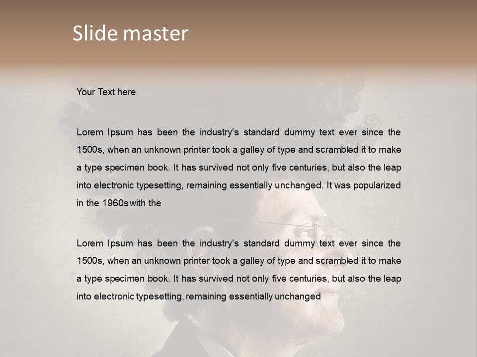 Glasses Crazy  PowerPoint Template