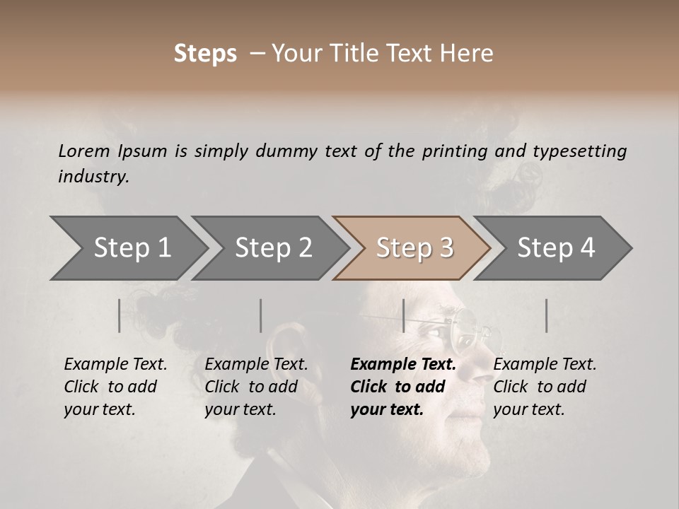 Glasses Crazy  PowerPoint Template
