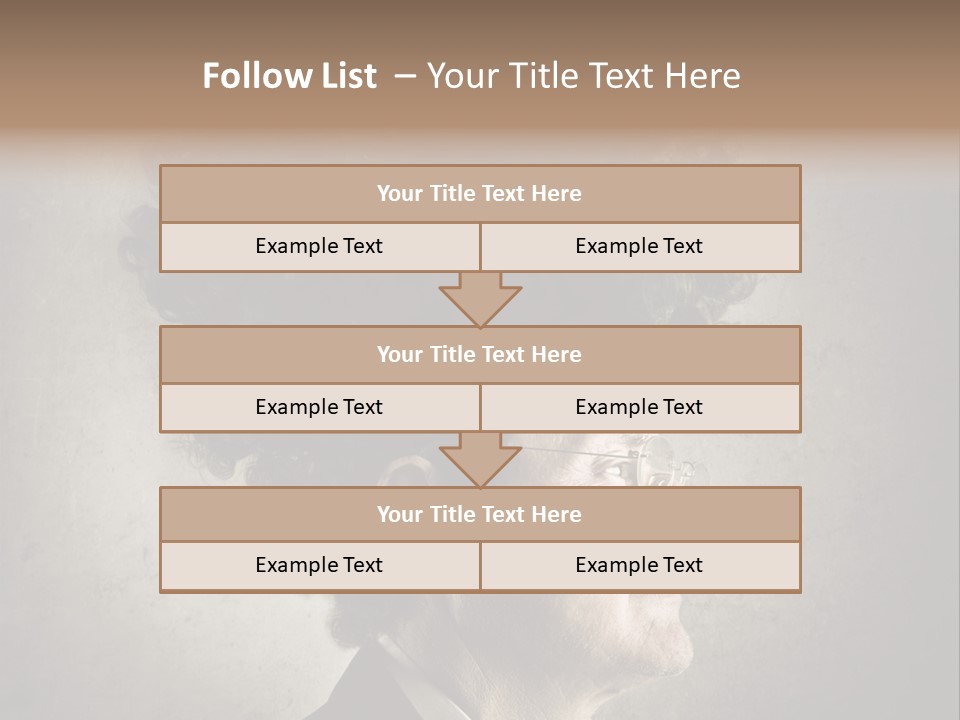 Glasses Crazy  PowerPoint Template