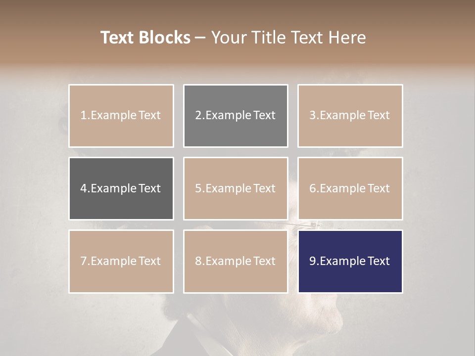 Glasses Crazy  PowerPoint Template