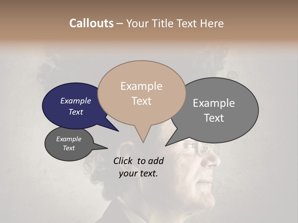 Glasses Crazy  PowerPoint Template