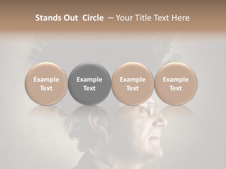 Glasses Crazy  PowerPoint Template