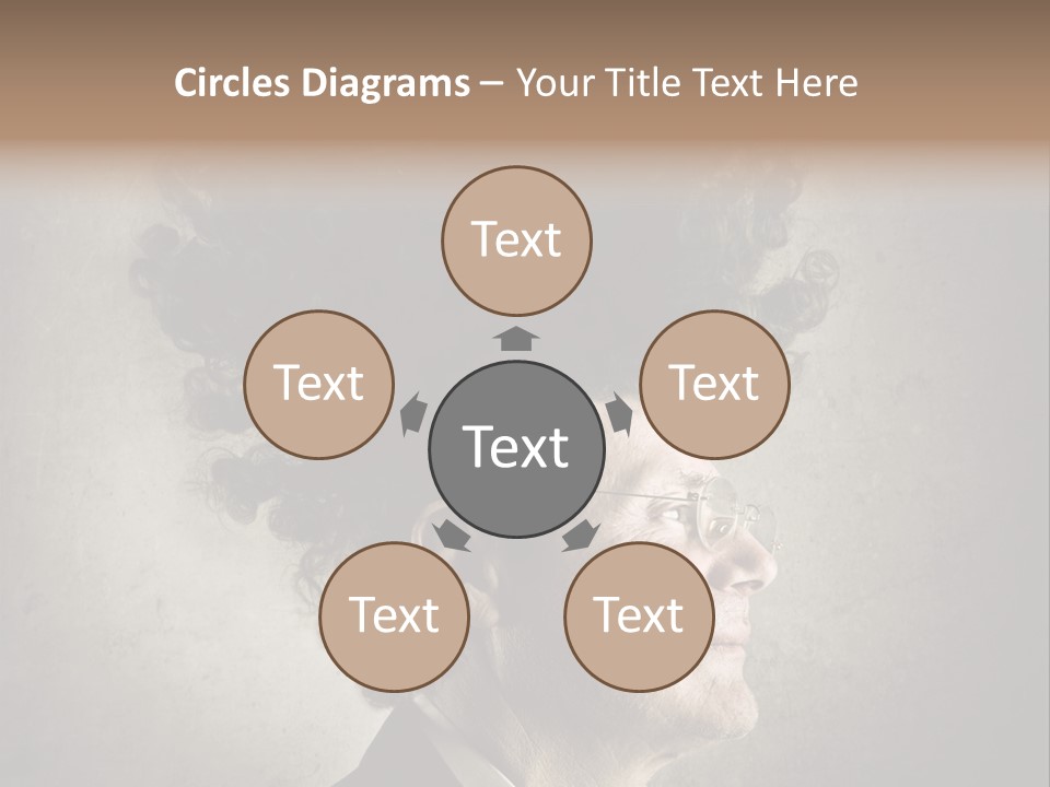 Glasses Crazy  PowerPoint Template