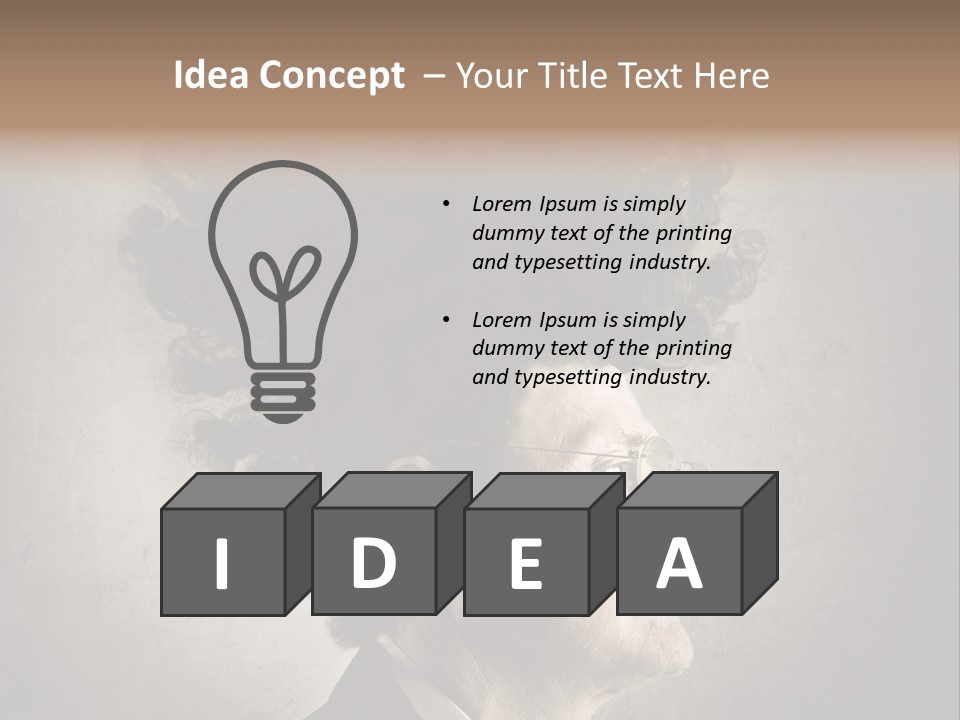 Glasses Crazy  PowerPoint Template