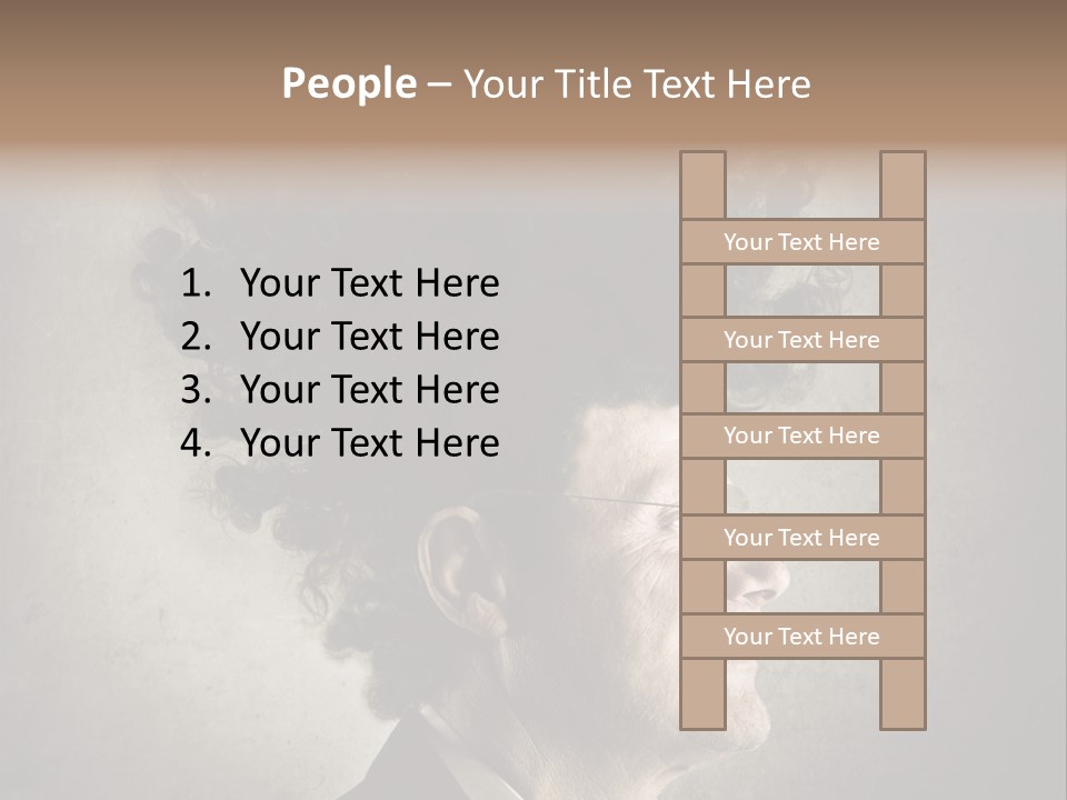 Glasses Crazy  PowerPoint Template