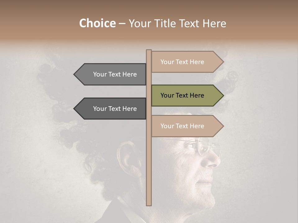 Glasses Crazy  PowerPoint Template