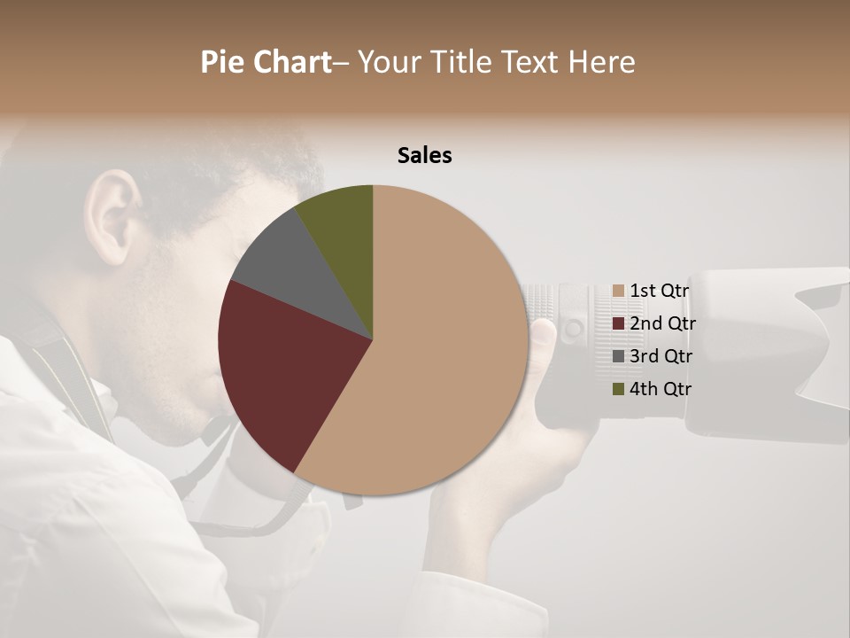Man Work Rucksack PowerPoint Template