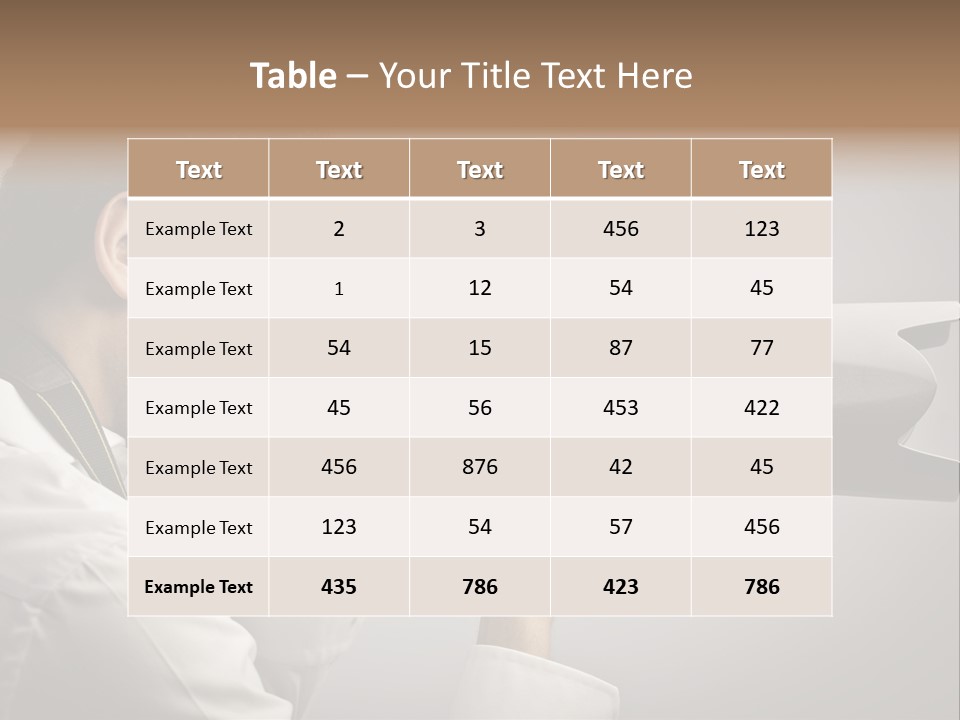 Man Work Rucksack PowerPoint Template