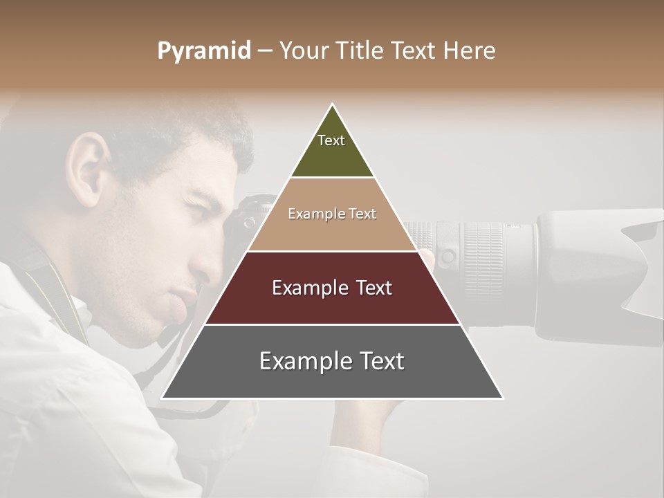 Man Work Rucksack PowerPoint Template