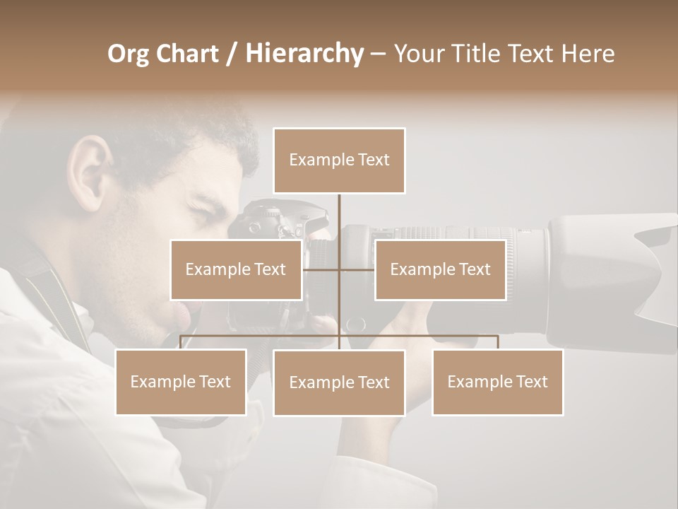 Man Work Rucksack PowerPoint Template