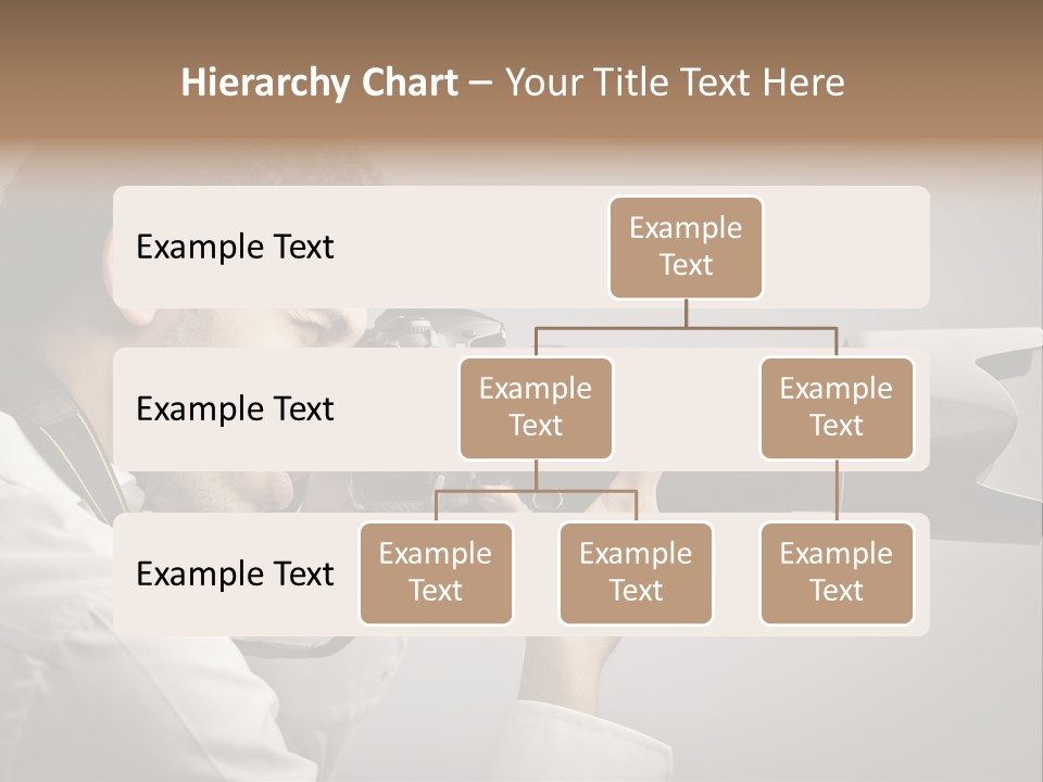 Man Work Rucksack PowerPoint Template