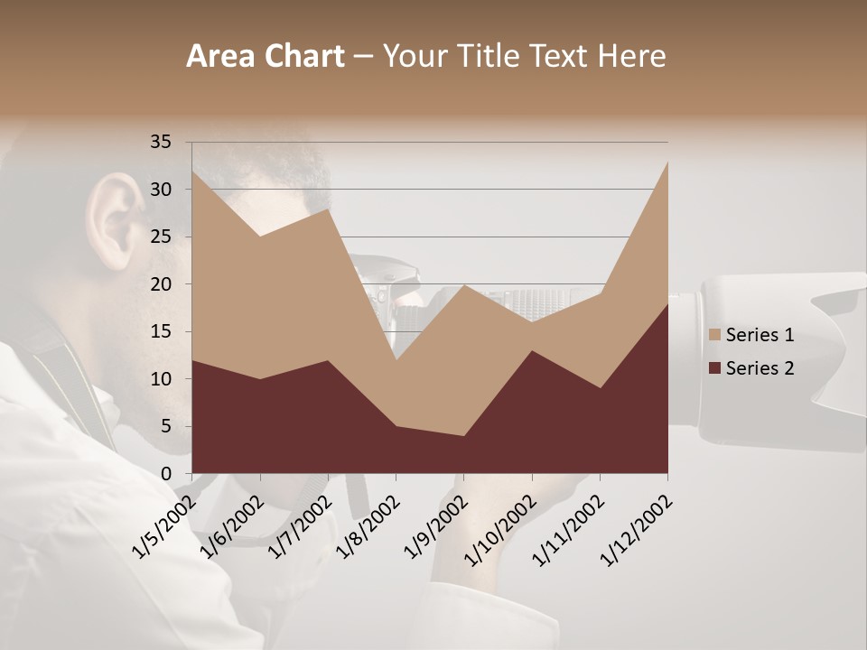 Man Work Rucksack PowerPoint Template