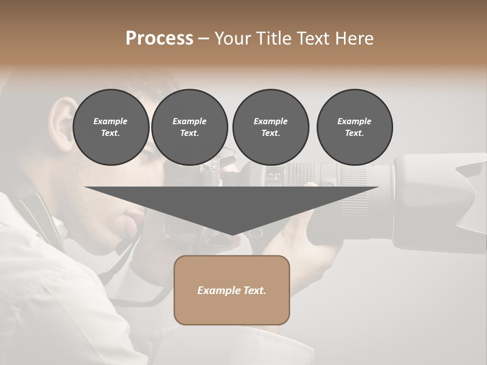 Man Work Rucksack PowerPoint Template