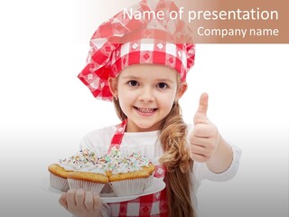 Smile Snack Child PowerPoint Template