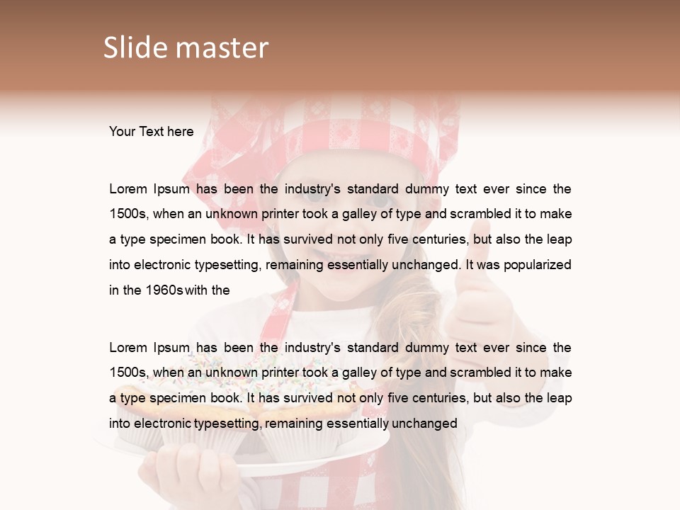 Smile Snack Child PowerPoint Template