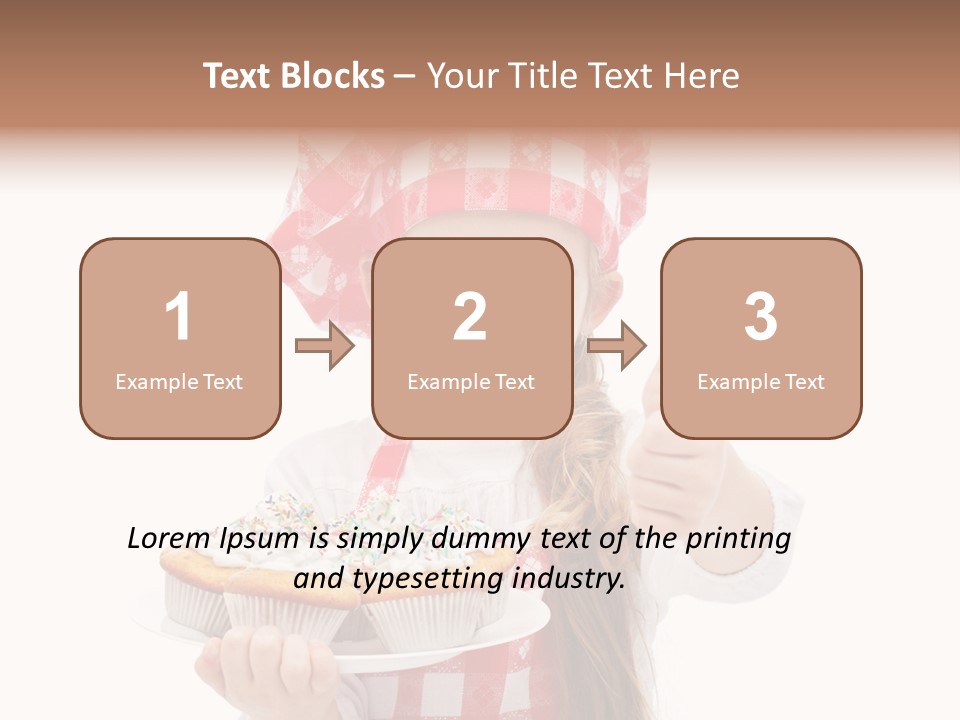 Smile Snack Child PowerPoint Template