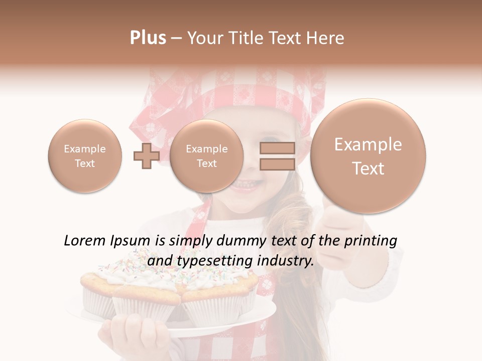 Smile Snack Child PowerPoint Template