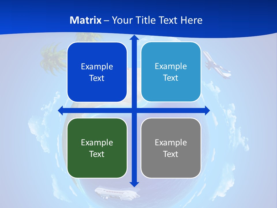 Liner City Landscape PowerPoint Template