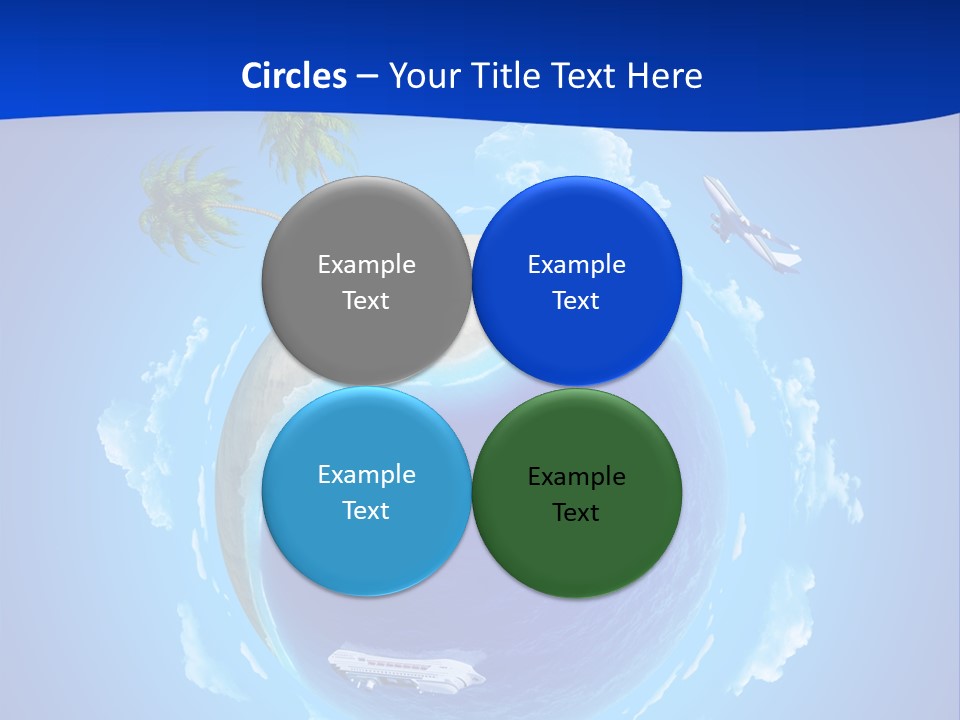 Liner City Landscape PowerPoint Template