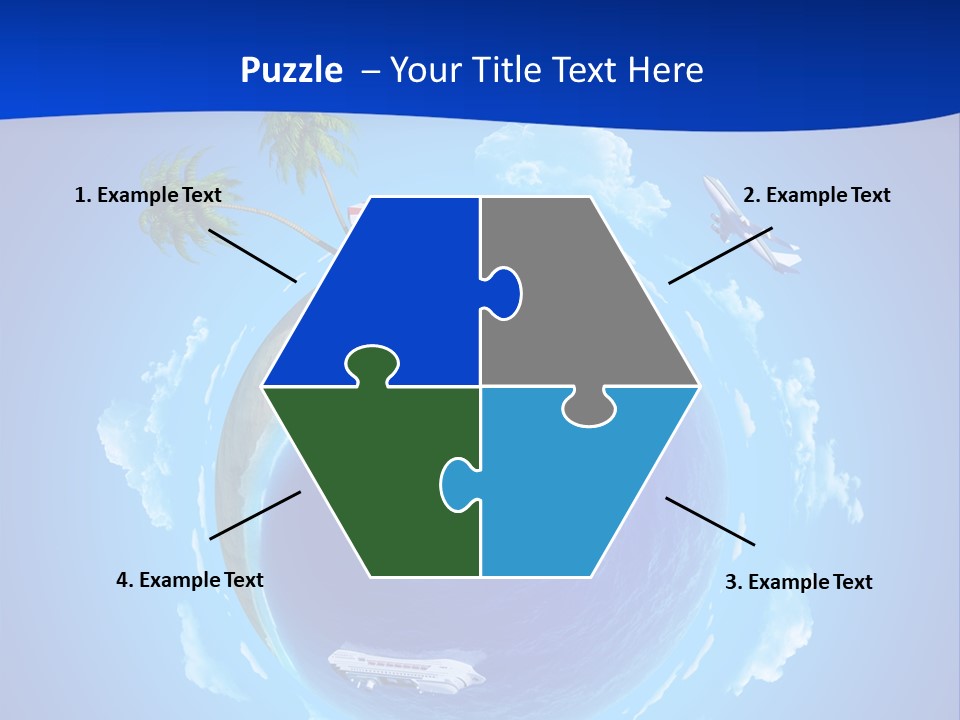 Liner City Landscape PowerPoint Template