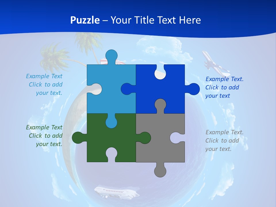 Liner City Landscape PowerPoint Template